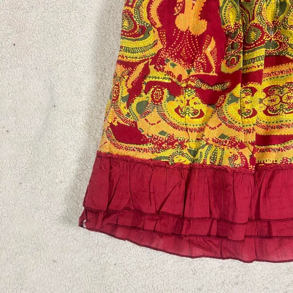 Mix Nouveau Y2K Denim and Fabric Tiered Multi-Media Skirt - Picture 2 of 5